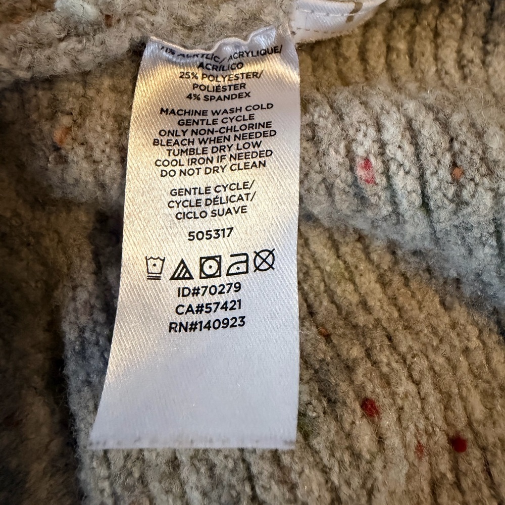 LOFT Heathered Gray Cowl Neck Sweater - Picture 11 of 11
